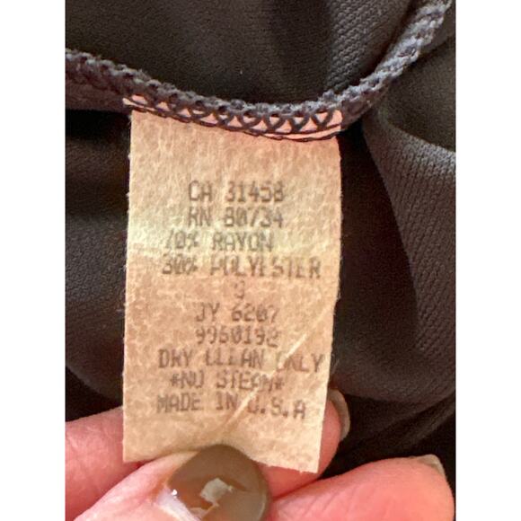 BCBG Maxazria Collection Maxi Dress S Black Classic Luxury Minimalist Old Money - Picture 10 of 13